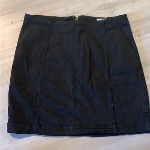 Free People Black Pencil Mini Skirt for Cocktail
